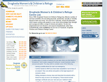 Tablet Screenshot of droghedarefuge.org